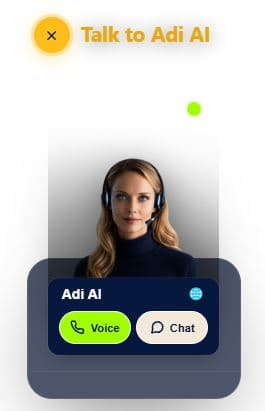 AI agent widget sa admin panelom