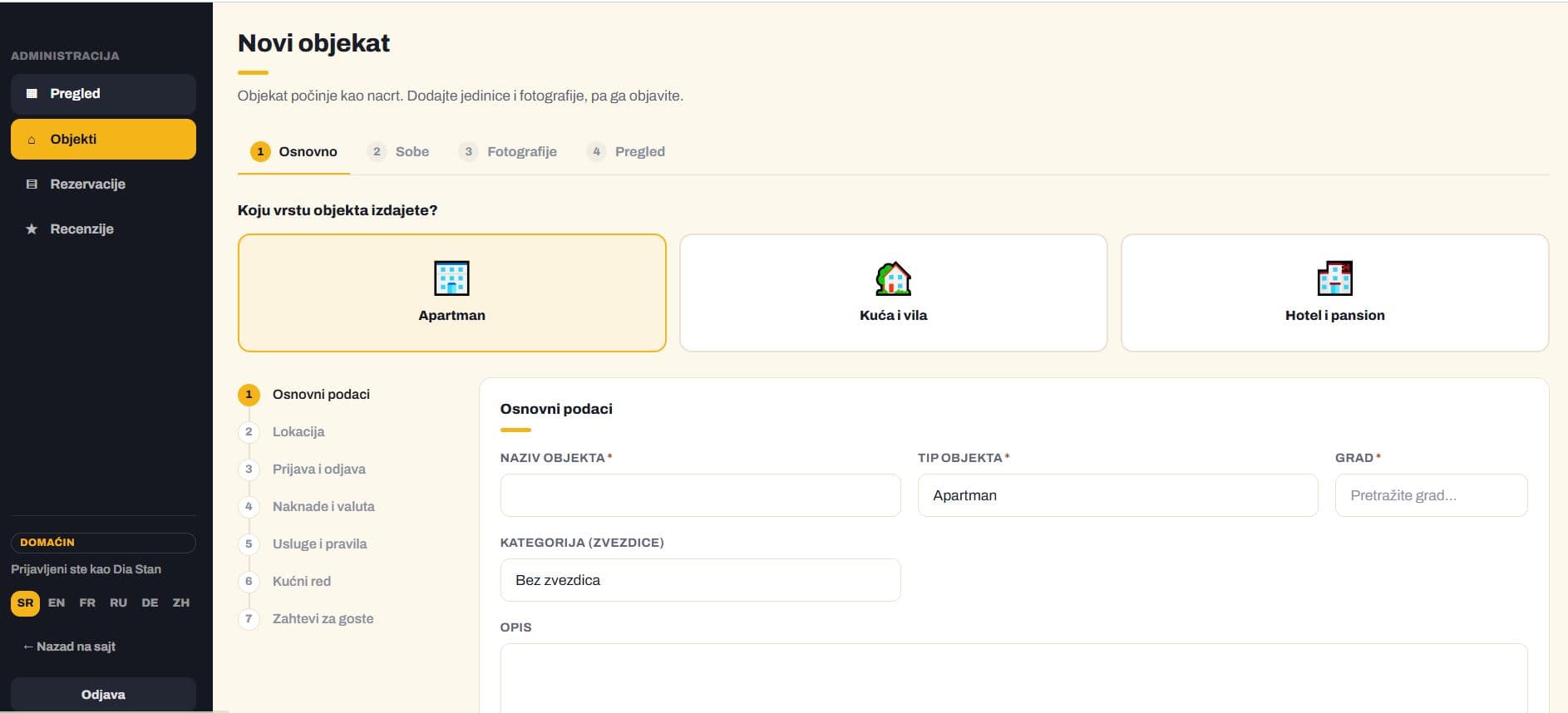 Aplikacija za rezervaciju smeštaja secondary