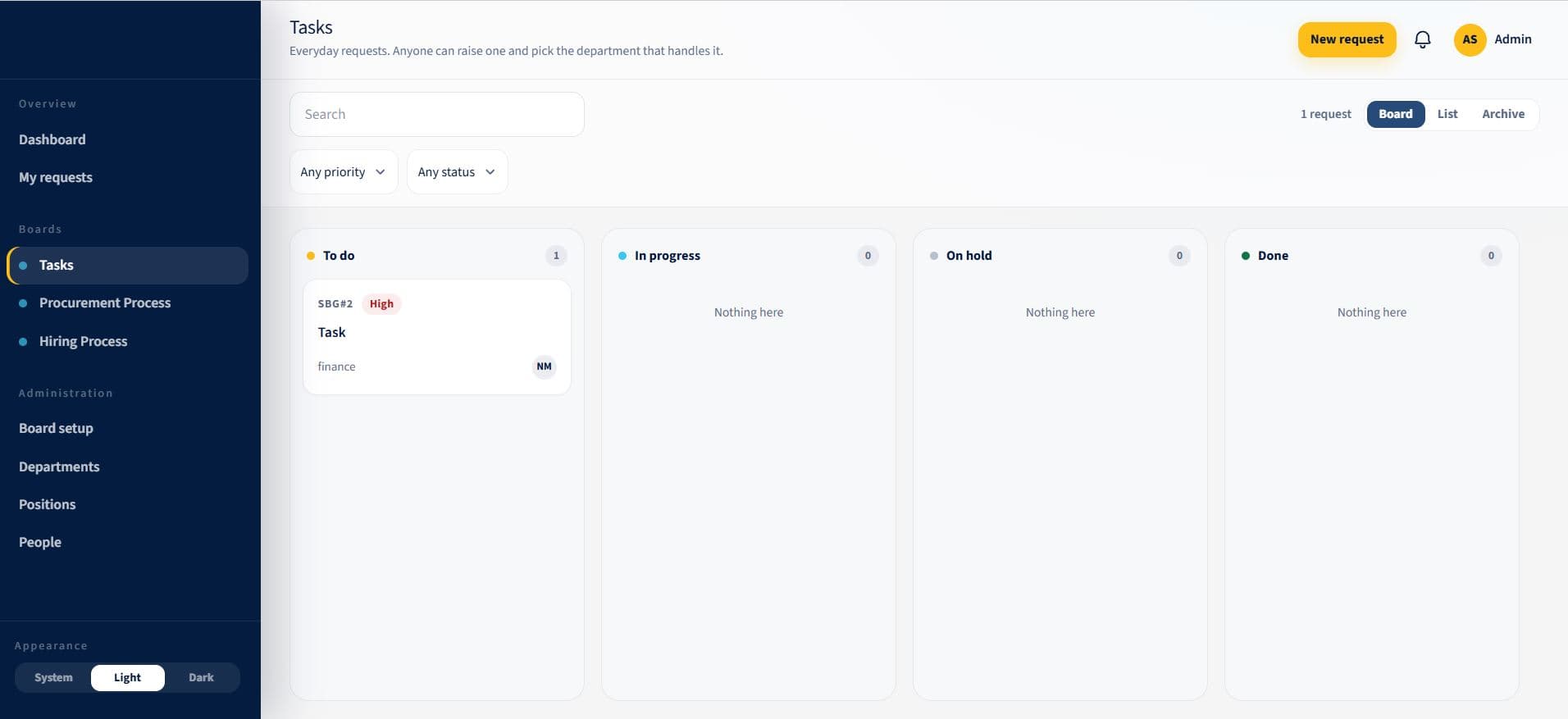 Ticketing sistem za upravljanje zadacima secondary